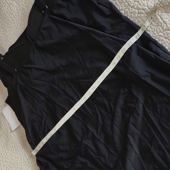 NWT Meet. Curve 4X Black Ruched One Piece Swimsuit - Picture 5 of 13